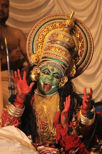 Kathakali Chuvanna Thadi Expression